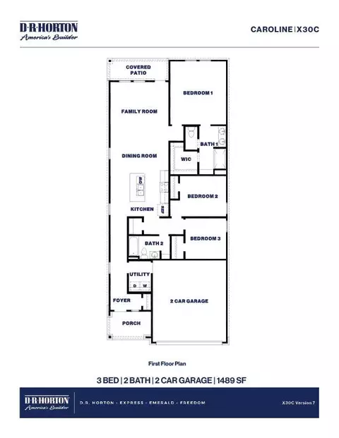 Floorplan - 6039 Hampton Valley Dr, Spring, TX 77373 photo 1 of 1