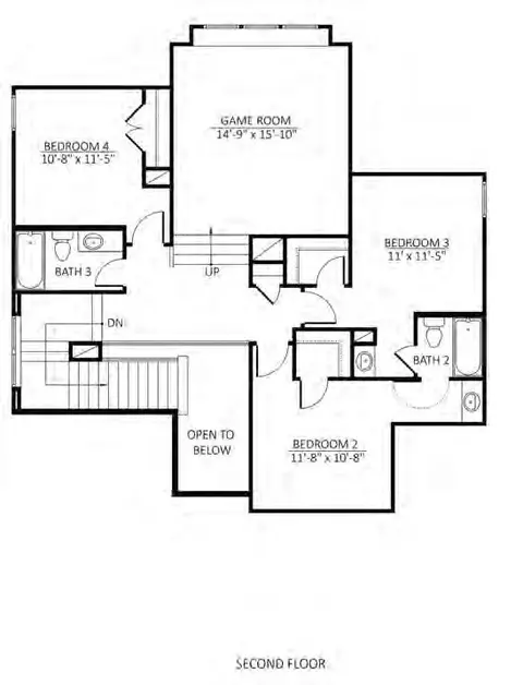 Floorplan - 484 Prickly Poppy Loop, Kyle, TX 78640 photo 2 of 2