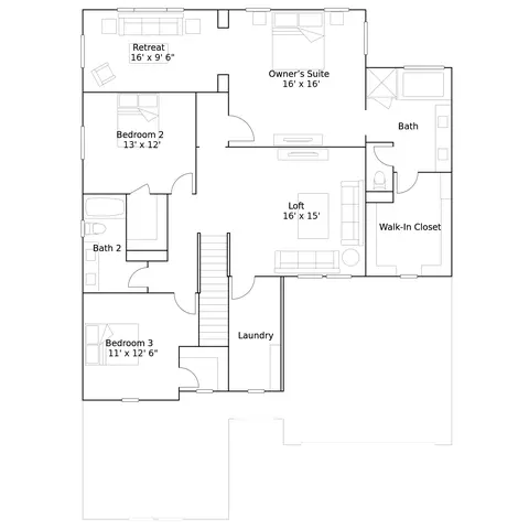 Floorplan - 7005 Mariner Bay Rd, Stockton, CA 95219 photo 2 of 2