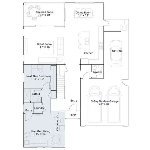 Floorplan - 7005 Mariner Bay Rd, Stockton, CA 95219 photo 1 of 2