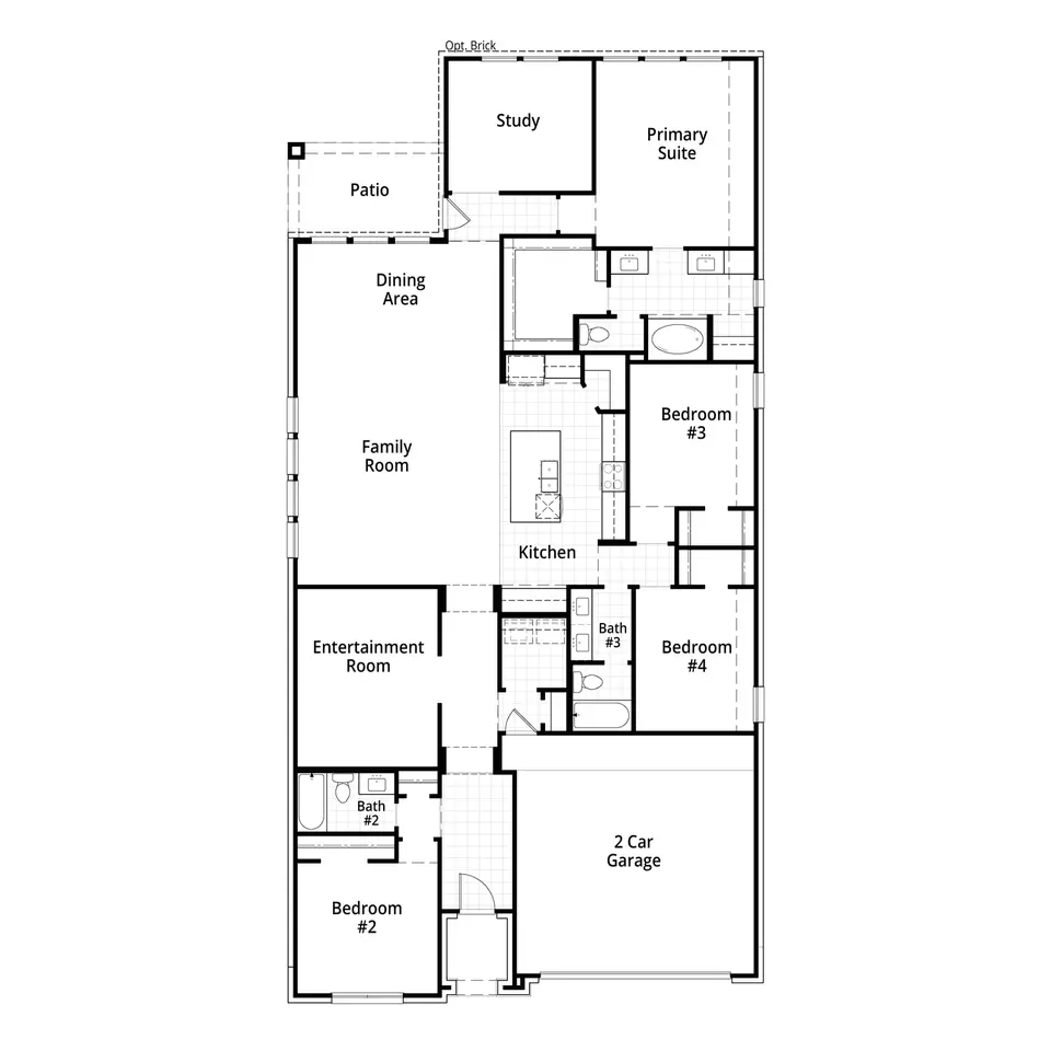Floorplan - Plan Kingston - 2001 Calumet Dr, Aubrey, TX 76227 photo 1 of 1