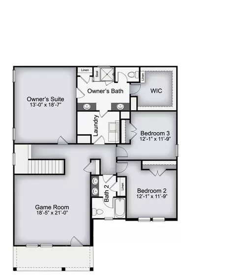 Floorplan - 2237 Bonnie St, Willow Spring, NC 27592 photo 2 of 2