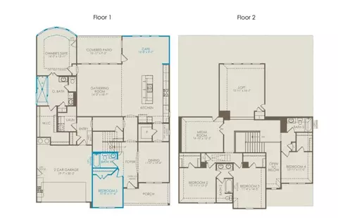 Floorplan - 2804 Mathis Dr, Celina, TX 75009 photo 2 of 4