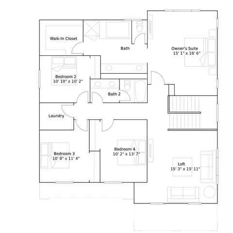 Floorplan - 3555 Junefield St, Tracy, CA 95377 photo 2 of 2