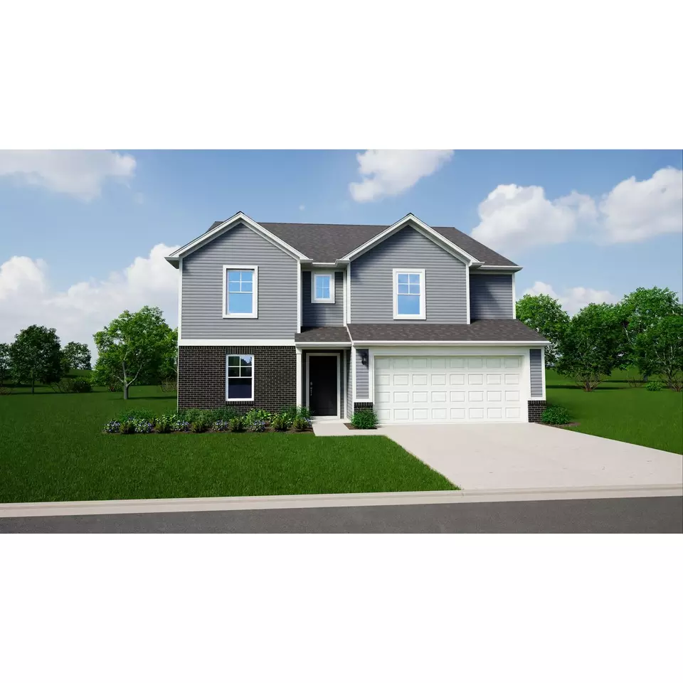 Exterior - Plan Cooper - 1053 Old Adobe Ln, Greenwood, IN 46143 photo 3 of 19