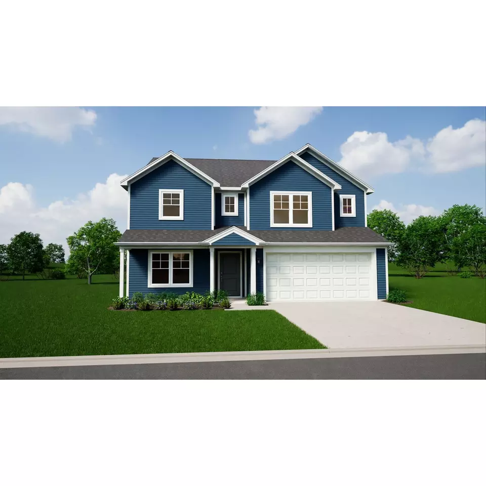 Exterior - Plan Cooper - 1053 Old Adobe Ln, Greenwood, IN 46143 photo 5 of 19