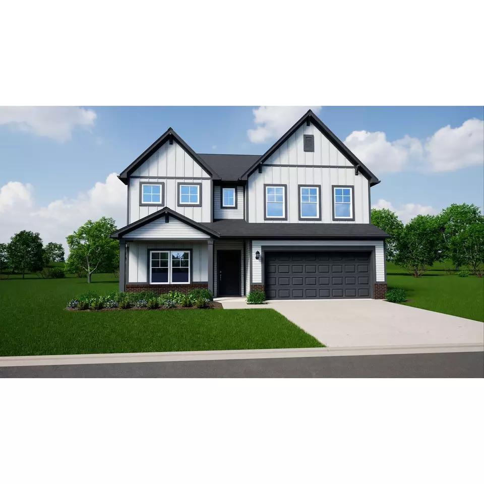 Exterior - Plan Cooper - 1053 Old Adobe Ln, Greenwood, IN 46143 photo 15 of 19