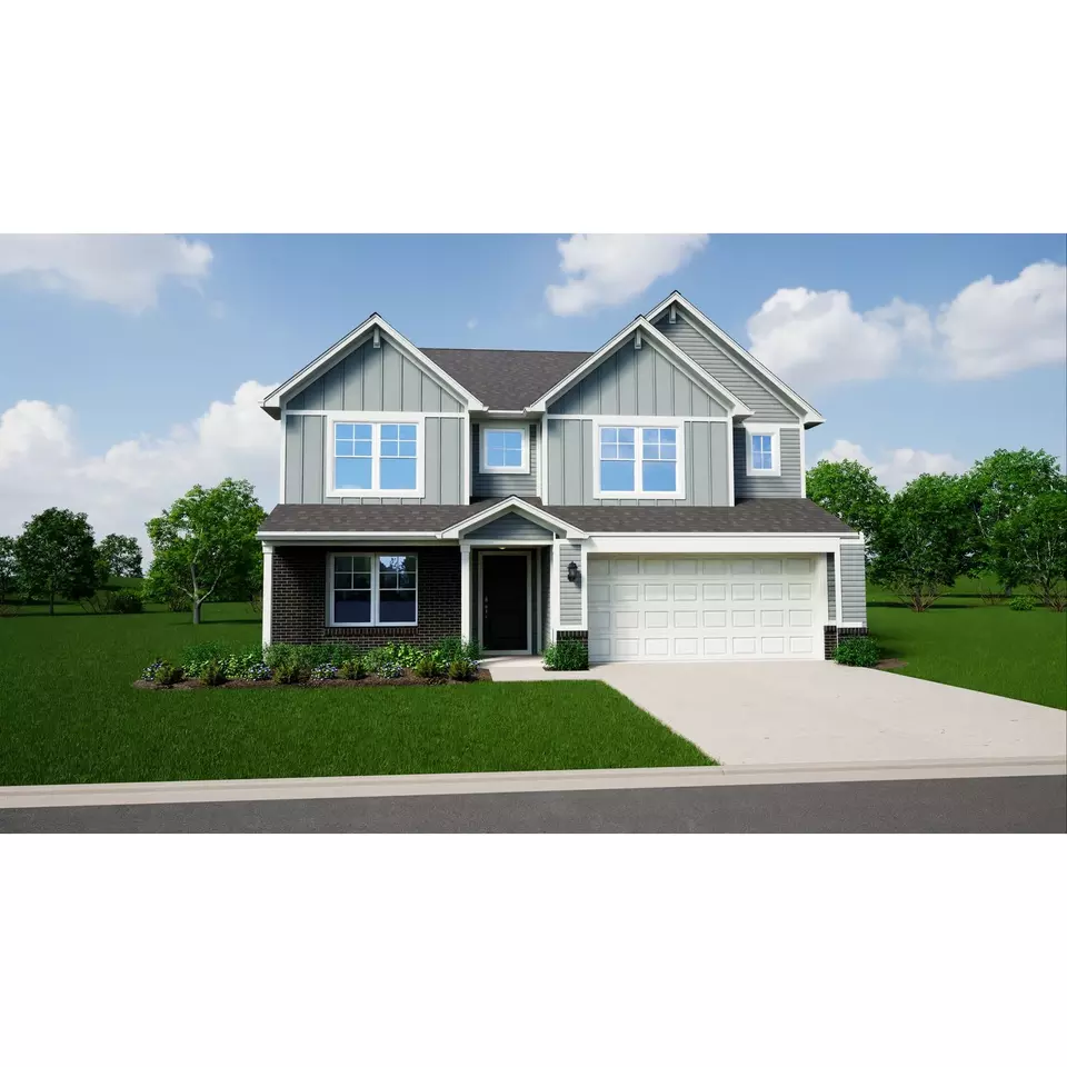 Exterior - Plan Cooper - 1053 Old Adobe Ln, Greenwood, IN 46143 photo 10 of 19