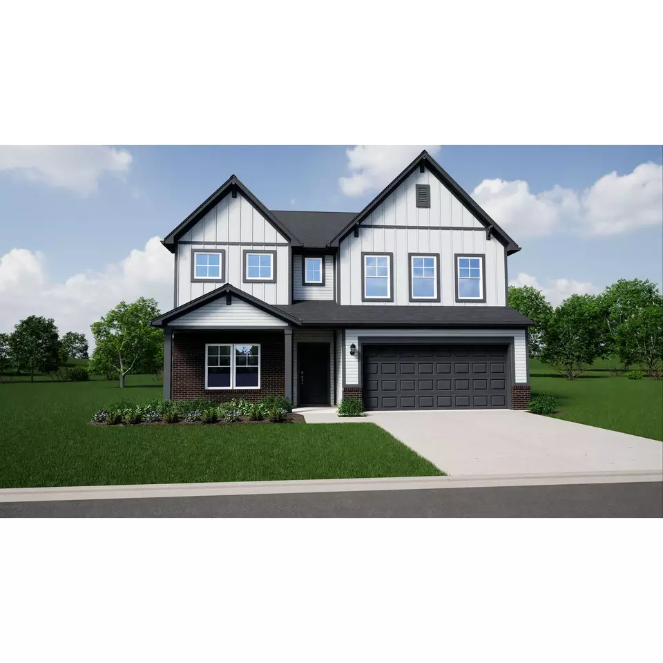 Exterior - Plan Cooper - 1053 Old Adobe Ln, Greenwood, IN 46143 photo 16 of 19