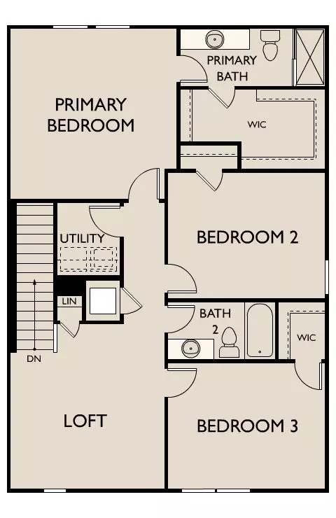 Floorplan - 344 Enforcer Loop, Jarrell, TX 76537 photo 2 of 2