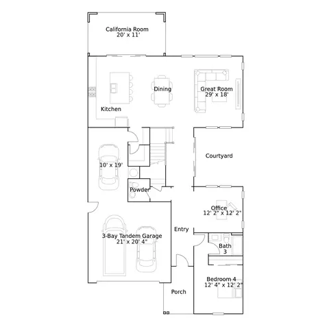 Floorplan - 122 Mellano Way, Oceanside, CA 92057 photo 1 of 2