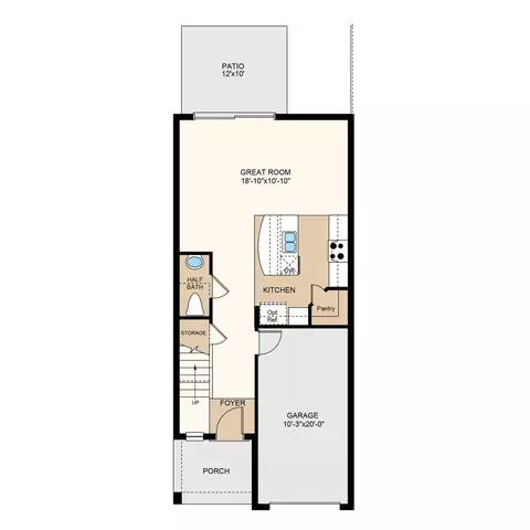 Floorplan - 310 River Front Way, Edgewater, FL 32141 photo 1 of 2