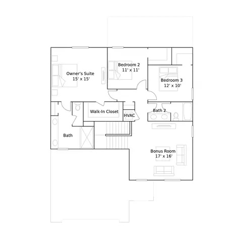 Floorplan - 20480 Verawood Loop, Estero, FL 33928 photo 2 of 2