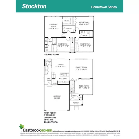 Floorplan - Plan The Stockton - 3105 Hollace Dr, Jenison, MI 49428 photo 1 of 1