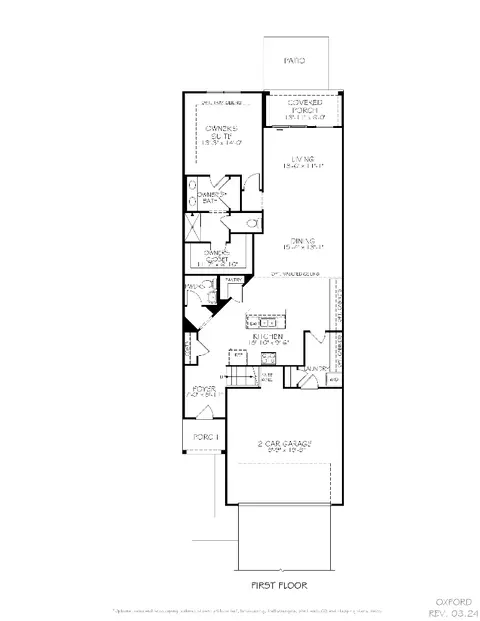 Floorplan - Plan TOWNHOME | Oxford - 1702 Doc Nichols Rd, Durham, NC 27703 photo 1 of 8