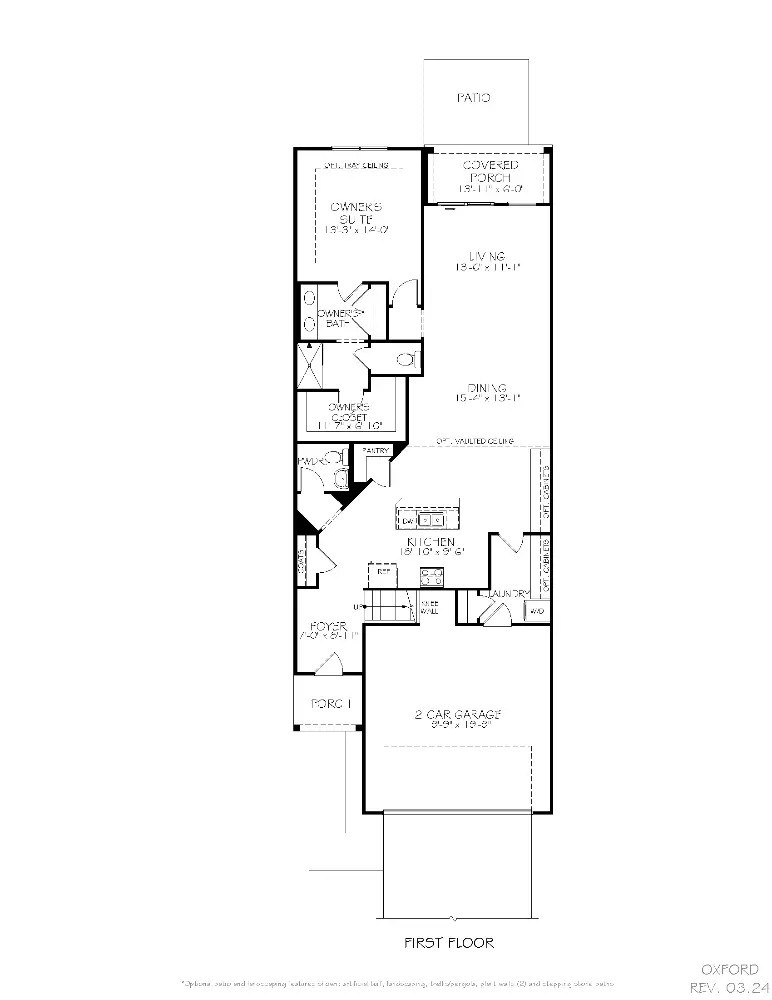 Floorplan - Plan TOWNHOME | Oxford - 1702 Doc Nichols Rd, Durham, NC 27703 photo 1 of 8