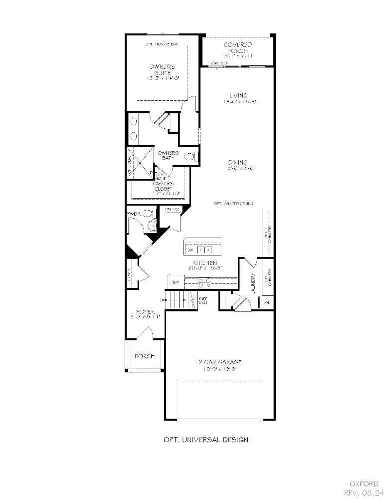 Floorplan - Plan TOWNHOME | Oxford - 1702 Doc Nichols Rd, Durham, NC 27703 photo 2 of 8