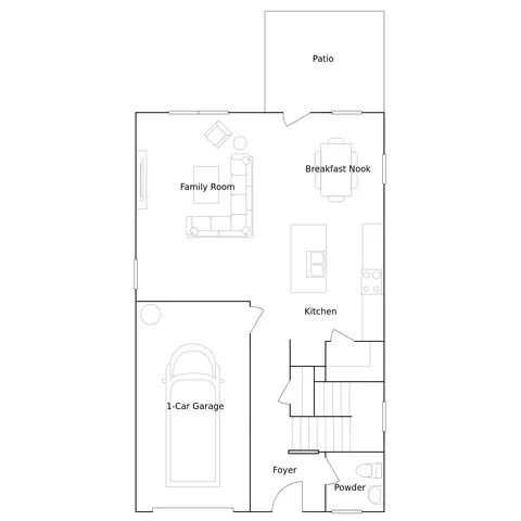Floorplan - 701 Ben Gunn Run, Gilbert, SC 29054 photo 1 of 2
