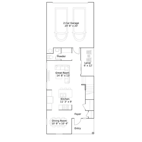 Floorplan - 5988 Zen Way, Clermont, FL 34714 photo 1 of 2