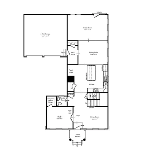 Floorplan - 1019 Captain Richards Ct, Marshall, VA 20115 photo 3 of 4