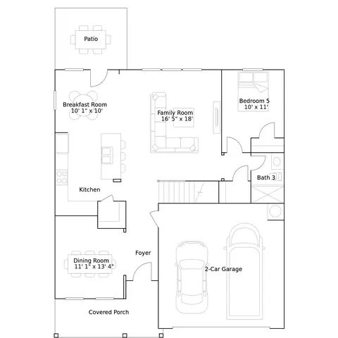 Floorplan - 1310 Cosmic Dr, Durham, NC 27703 photo 1 of 4