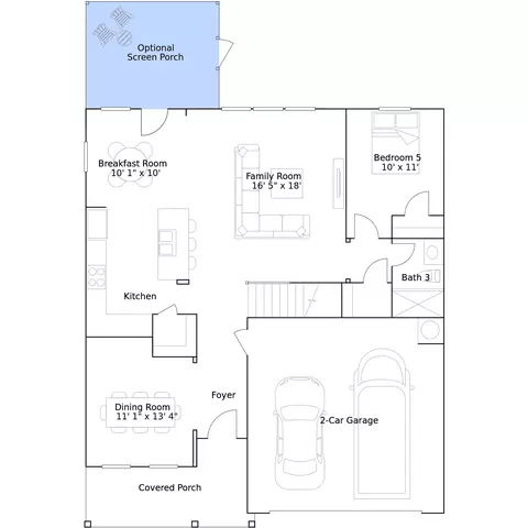 Floorplan - 1310 Cosmic Dr, Durham, NC 27703 photo 2 of 4