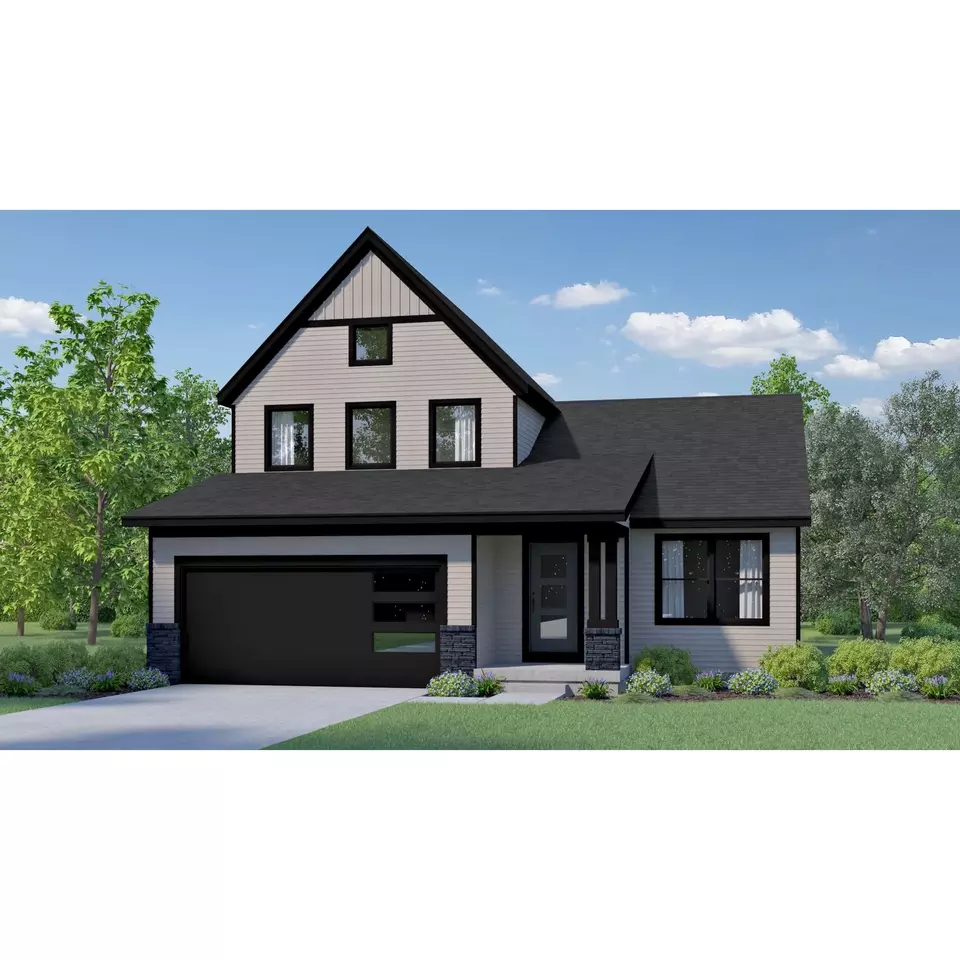 Exterior - Plan The Amber - 6695 Dickson Dr, Grand Ledge, MI 48837 photo 2 of 4