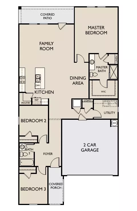 Floorplan - 6070 E Demeter Dr, Florence, AZ 85132 photo 1 of 1