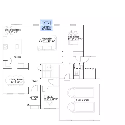 Floorplan - 449 Crownleaf Dr, Middletown, DE 19709 photo 3 of 6
