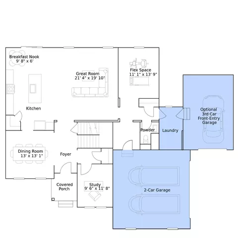 Floorplan - 449 Crownleaf Dr, Middletown, DE 19709 photo 2 of 6