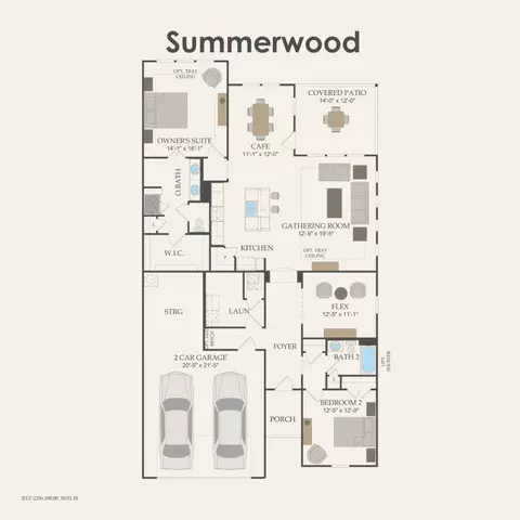 Floorplan - 1125 Firework Dr, Aubrey, TX 76227 photo 1 of 3