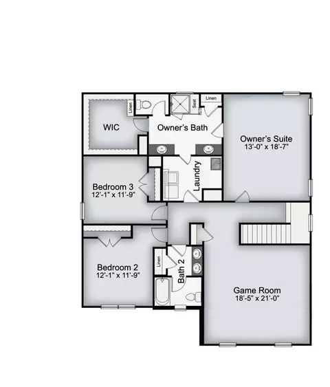 Floorplan - 8745 Maxine St, Willow Spring, NC 27592 photo 2 of 2