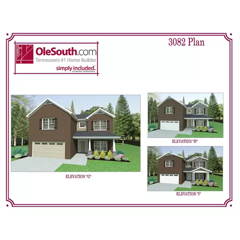Plan 3082 Elevation GHI - Florence Road At Rooker Lane, Smyrna, TN 37167
