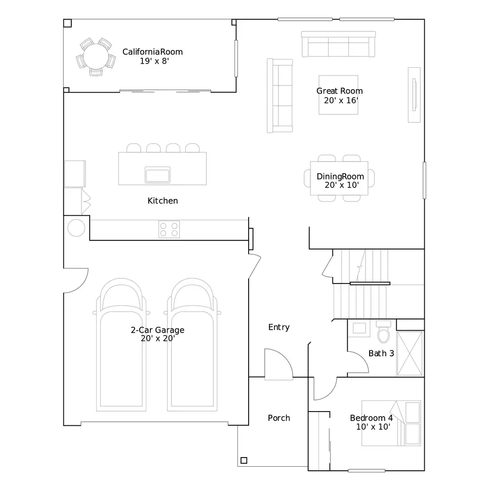 Floorplan - Plan Residence 2309 - 25 Davies Harbor Ct, Sacramento, CA 95835 photo 1 of 3