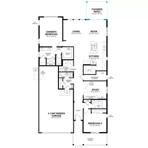 Floorplan - 12818 Pinnacle St, Firestone, CO 80504 photo 4 of 9