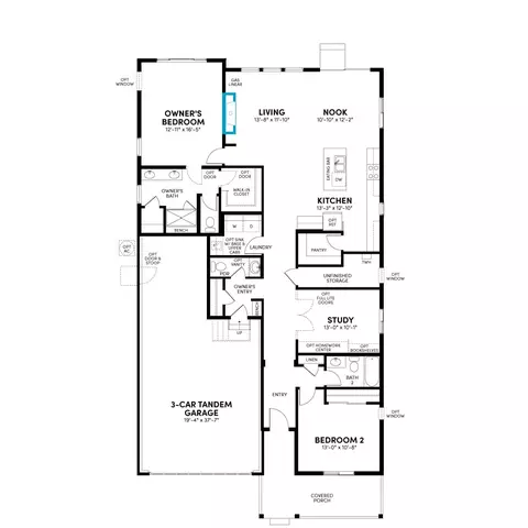 Floorplan - 12818 Pinnacle St, Firestone, CO 80504 photo 7 of 9