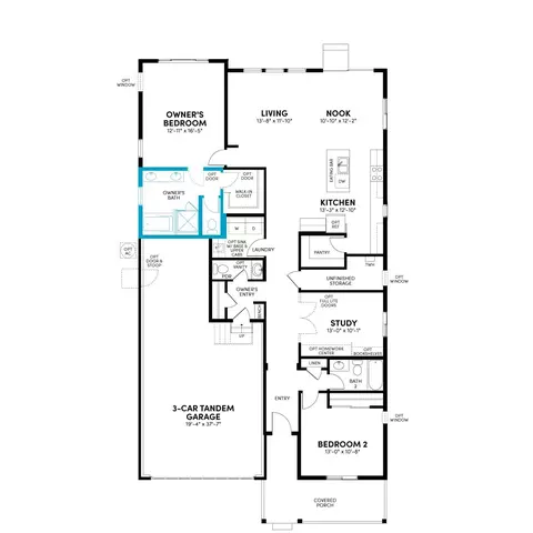 Floorplan - 12818 Pinnacle St, Firestone, CO 80504 photo 2 of 9