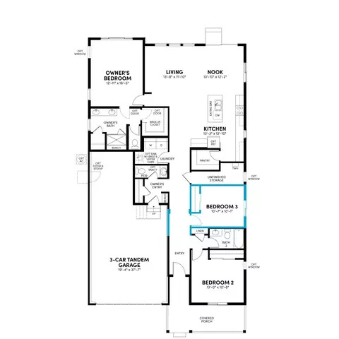 Floorplan - 12818 Pinnacle St, Firestone, CO 80504 photo 3 of 9