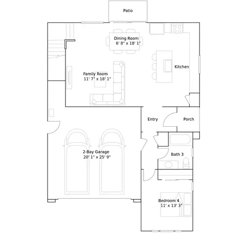Floorplan - 1906 Catona Pl, Tracy, CA 95377 photo 1 of 2