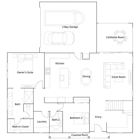 Floorplan - 24480 Via Cobija, Santa Clarita, CA 91354 photo 1 of 2