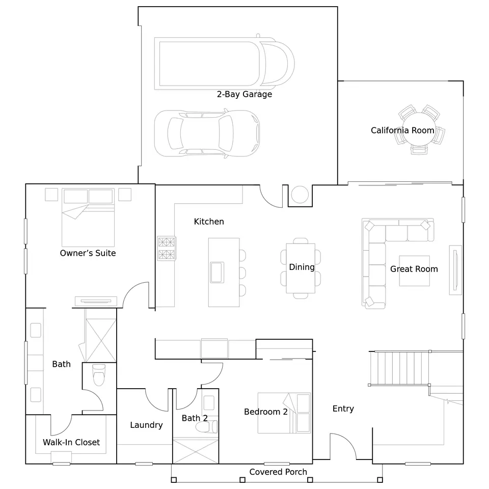 Floorplan - 24480 Via Cobija, Santa Clarita, CA 91354 photo 1 of 2