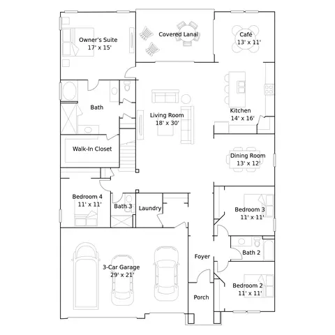 Floorplan - 264 Higgins Loop, Saint Augustine, FL 32092 photo 1 of 1