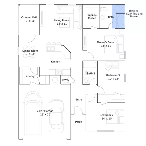 Floorplan - 4704 Copley Dr, Jonesboro, AR 72404 photo 6 of 7