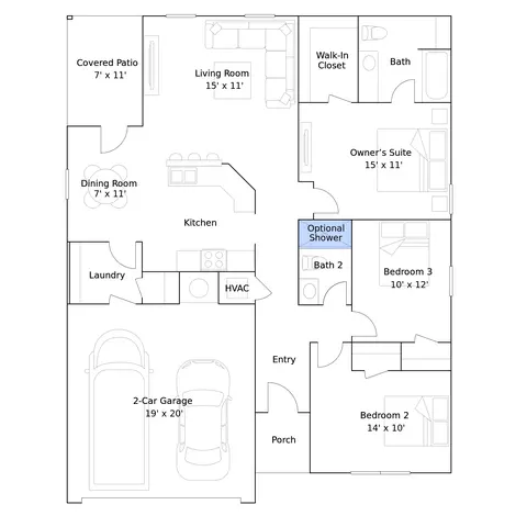 Floorplan - 4704 Copley Dr, Jonesboro, AR 72404 photo 7 of 7