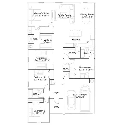 Floorplan - 2014 Lasso Loop, Eagle Lake, FL 33839 photo 1 of 1