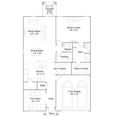 Floorplan - 8904 Gulf Shore Ter, Parrish, FL 34219 photo 1 of 2