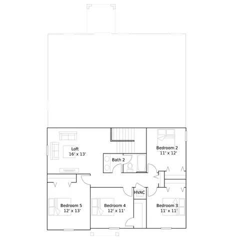 Floorplan - 8904 Gulf Shore Ter, Parrish, FL 34219 photo 2 of 2