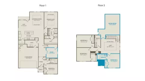 Floorplan - 14441 Mcclint St, Pilot Point, TX 76258 photo 2 of 4