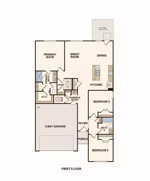 Plan BARTON - 832 Westpointe Dr, Dayton, TX 77535