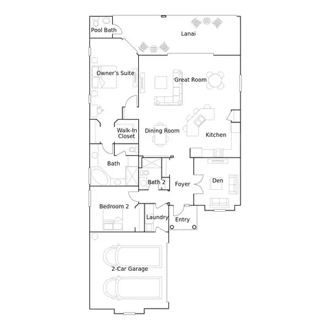 Floorplan - 44284 Henderson Way, Punta Gorda, FL 33982 photo 1 of 1